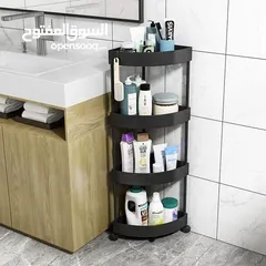  2 استغل الزوايا... وخلّي كل شي مرتب!   ودّع الفوضى واستقبل التنظيم مع ستاند الزاوية البلاستيكي