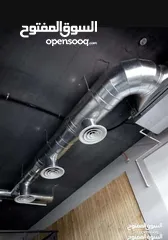  2 دكت ، هودات ، مداخن ، مطاعم ، جميع اعمال الستانلس طبي وغذائي ، رفوف وطاولات ستانلس طبي و غذائي .