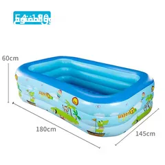  9 برك family funpool القابلة للنفخ بأحجام واشكال متعددة بتنفخها ب 5 دقايق خامات قوية وآمنة مع هدية
