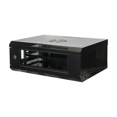  5 خزانه   كابينه. 4uحماية اجهزة لل Dvr واجهزة الصوت. مع وصلة كهرباء و مروحة تبريد