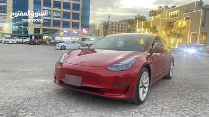  19 Tesla model 3 2022 standard plus/7 جيد / اتوسكور A/ عداد قليل كاش وبالاقساط
