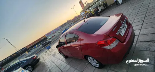  9 Mitsubishi attrage red 2014 model