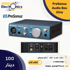  1 Presonus AudioBox iONE Audio Interface