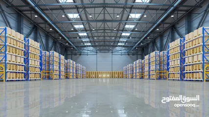  15 للايجار مخزن مساحة 1000 متر بصبحان -For Rent: Warehouse Space of 1000 Square Meters in Subhan