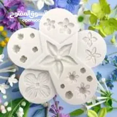  6 Silicone molds for cake decoration