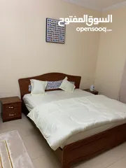  8 For rent in Ajman, studio in Al Yasmeen Towers, opposite Ajman City Centre, new furniture, easy exit