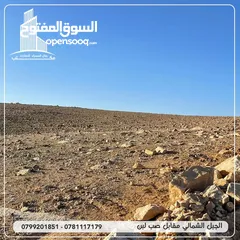 6 قطع اراضي في شارع الميه قرية وادي العش حوض وادي الحجر بسعر حرررق