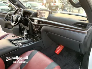  17 لكزس LX570 خليجي 2018 فول مواصفات صبغ وكالة نظيفه جدا