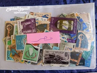  6 طوااابع من جميع دول العالم بنص دينار فقط