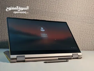  1 جهاز لينوفو : Lenovo ThinkBook 14s yoga  الجهاز (2in1) يعني بتحول لتابلت