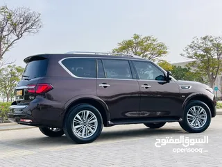  29 انفنتي QX80 2019 بنظافة مميزة ولون مميز