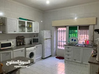  10 شقة ارضية مع ترس كبير مفروشة بجبل الحسين للإيجار