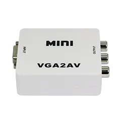  2 تحويلة من VGA  إلى AV  نوع mini مع مخرج صوت3.5ملم