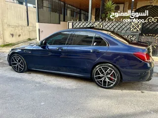  18 مرسيدس c350  موديل 2017 محوله كامل 6.3 AMG