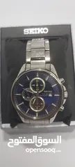  2 ساعه سيكو سولار كرونوغراف SEIKO SOLAR ياباني اصلي  تعمل بالضوء الطبيعي والاصطناعي