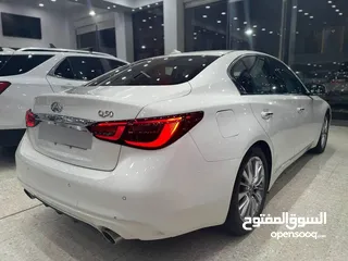  5 انفنتي Q50 موديل 2021 اكلين