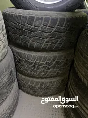  13 اطارات مستعملة للبيعيع جميع المقاسات من 13 ال/22 بكل الاحجام والانواع التواصل