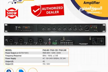  1 Class-D amplifie PAX-60/ PAX-120/ PAX-240