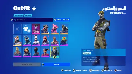  2 fortnite playstation account with rare skins