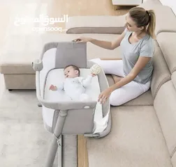  4 سرير أطفال قابل للتعديل بجانب السرير Bumble & Bird - Adjustable Bedside Bassinet &  Crib