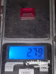  4 حجر ياقوت بورمي مميز ونادر