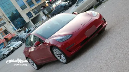  3 Tesla model 3 2022 standard plus/7 جيد / اتوسكور A/ عداد قليل كاش وبالاقساط
