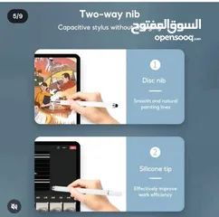  5 قلم تاتش عالي الجودة يعمل على جميع أنواع الشاشات (أندرويد، آيفون، تابلت، آيباد) بدون الحاجة لأي شحن