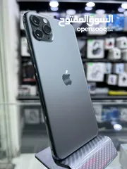  2 iPhone 11 Pro Max 256 GB ايفون 11 برو  ماكس مستعمل بحالة الوكالة غير مفتوح او مصلح  ( كفالة محل 14 )