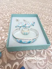  4 طقم اكسسوار فاخر من سوارفسكي العالمية