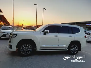  3 تويوتا لاندكروزر VXR ابيض 2024 Toyota Land Cruiser White VXR