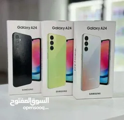 2 جهاز مستعمل وكاله Samsung A24 رام 16 جيجا 128 مع بكج أغراضة الأصلية والكرتونه متوفر توصيل