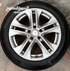  1 للبيع طقم رنقات مرسيدس E 2013 Mercedes E OEM alloy wheels
