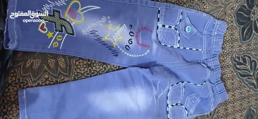  1 بناطيل بناتي ولادي وشنط واحذيه مستخدم