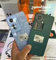  2 مستعمل ايام oppo Reno 11F 5G رام 16 جيجا 256 مكفول بالشركة متوفر توصيل أغراضة الأصلية