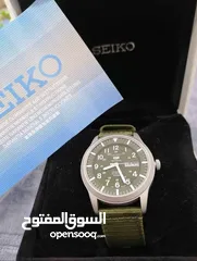  1 ساعة سيكو اوتوماتيك ياباني اصلي (Seiko 5 Military)