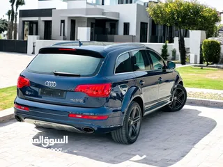  8 AED 1,230PM  AUDI Q7 3.0 S-LINE  SUPERCHARGED FULL OPTION  0% DOWNPAYMENT  GCC