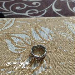  7 خواتم فضه 925