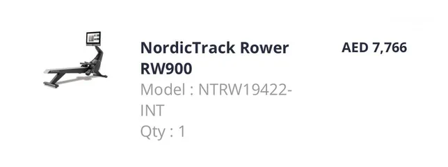  1 NordicTrack Rower RW900