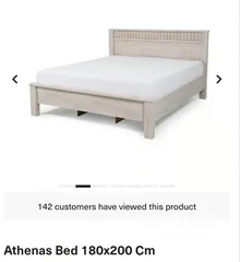  1 سرير بحالة ممتازة بالموالح لم يتم استخدامه 180  *  200