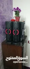  1 سماعات سيستم + صاب ويفر مضخم صوت   استعمال خفيف للبيع ......