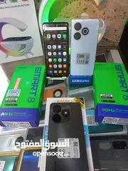  5 جهاز جديد بالكرتونة  سمارت 8 رام 4 جيجا 64 مكفول سنة متوفر توصيل