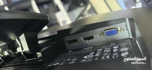  3 شاشات مكتبية 24 inch بدقة عالية وتحتوي علي منفد HDMi