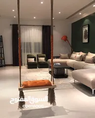  4 مراجيح معلقه داخليه وخارجيه متوفرة مع ورد وبدون الورد