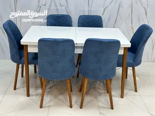  27 ميز طعام مع 6 كراسي تركي درجة اولى