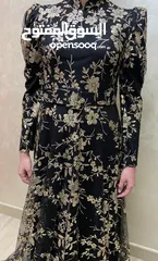  2 فستان طويل محجبات سهره/ أعراس/ خطبه