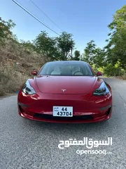  16 تسلا موديل 2021 لون خمري مميز فحص كامل Tesla