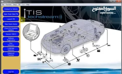  1 يتوفر لدينا  وصلة Techstream_wifi_USB تقوم بأعطاء تقارير مفصلة عن الاعطال
