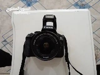  2 كامرة كانون 4000D مع كامل ملحقات نضافه 95 بيها مجال بسيط