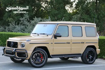  1 مرسيدس بنز اي ام جي G63  الماني 2020 صبغ وكالة  MERCEDES BENZ AMG G63 2020 German specs CLEAN TITLE