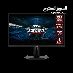  1 MSI Gaming Monitor G244F Flat, 23.8” شاشة ام اس اي جيمنج